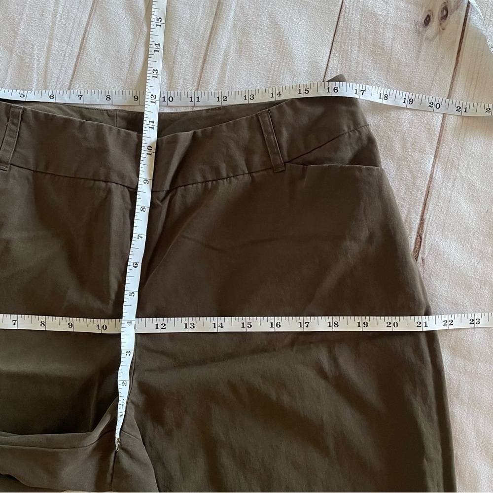 J. Jill Genuine Fit Below Waist Pants Trousers Womens 12 Brown Straight Wide Leg - Picture 11 of 14